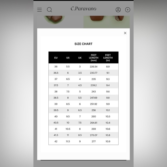 C. Paravano Bow Ballerina Flats, sz 40 - Picture 13 of 13